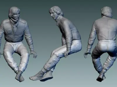 James Hunt Racer 3D print model