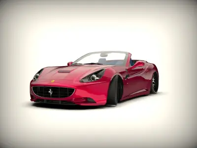 Ferrari California Car 3D Model 3D model