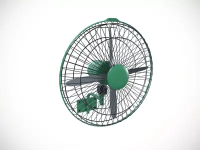 Wall mount fan 3D model