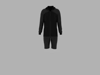 Sport Suit Low-poly 3D model 33