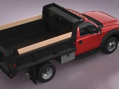 Snow Plow Truck 3D model