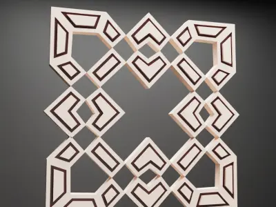 6 trim pattern  3D model