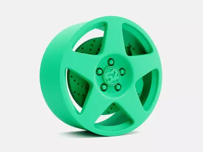 18x8 Fifteen52 Wheel and Brake 3D print model