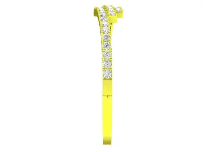 Luxury Diamond Bangle Bracelet 3D Print Model A5701 3D print model