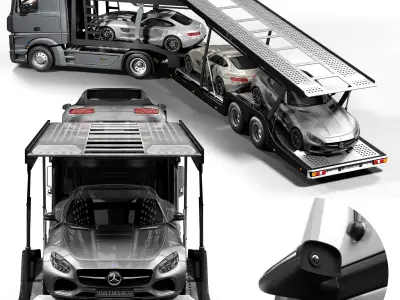 benz actros 3D model