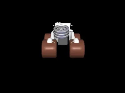 vintage car model Free 3D model