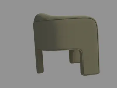 Armchair SIngle Sofa 3D model