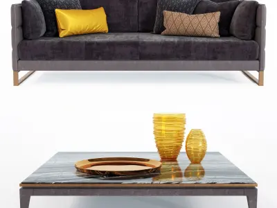 Smania Caesar Sofa 3D model