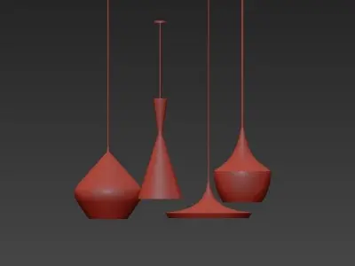 Industrial Fool Lamp 3D model