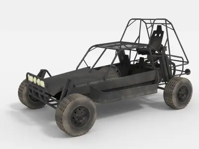 Desert Patrol Vehicle 3D model