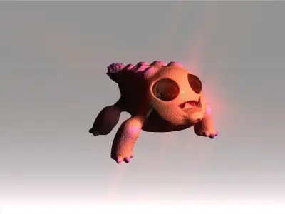 Lizard Fish 3D model