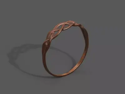 High-Quality 3D Ring Model Low-poly 3D model 21