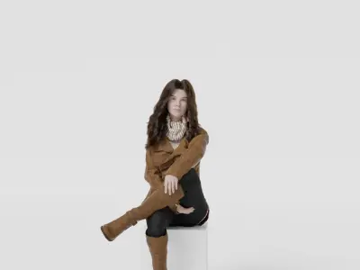 Gia By Kstudios Low-poly 3D model