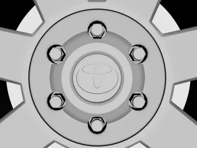 Wheel For Toyota 4Runner Trail Original 3D model