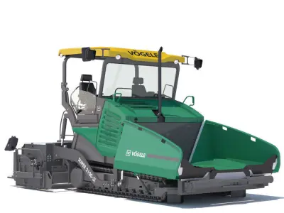 Asphalt Paver Vogele Super 2100 3i 3D model