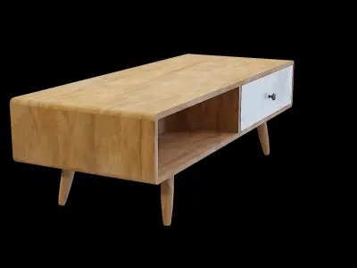 Transmit Coffee Table Low-poly 3D model