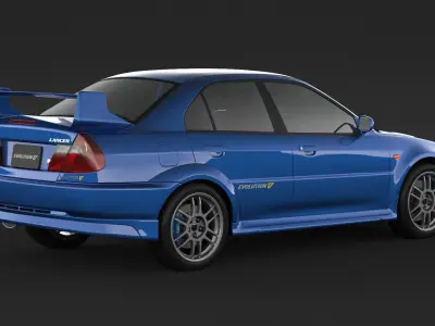 Mitsubishi Lancer Evolution 5  3D model