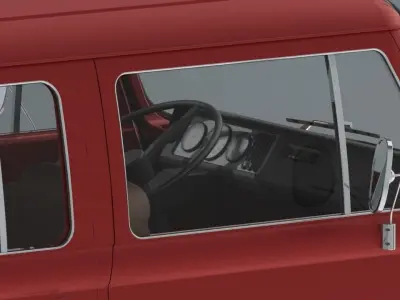 Volkswagen BUS 3D print model