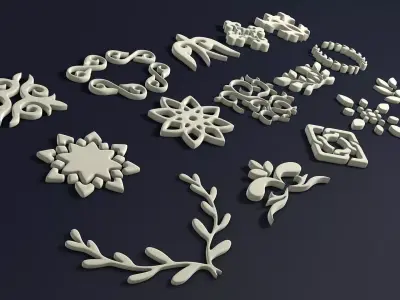 ARCHITECTURAL KITBASH R1 3D model