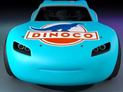 Dinoco Mcqueen 3D model