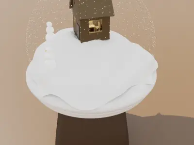 Detailed Glass Globe  Free low-poly 3D model