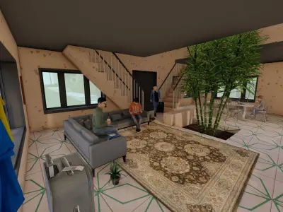 Beach Resort 3D model