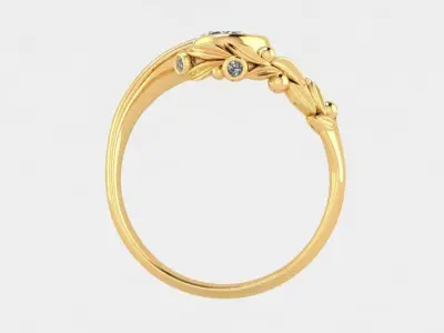 Jewelry rings 3D print model