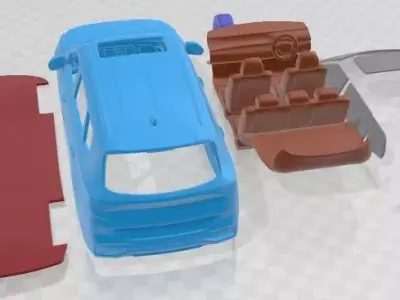 Kia Carens 2024 Printable Car 3D print model