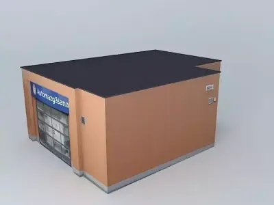 Carwash type 1 Statoil Fuel%26Retail Free 3D model