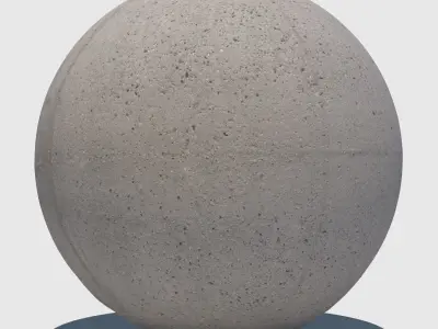 Concrete Ball 3D model