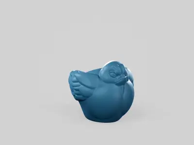 Easter Bird - Egg Holder - Candle - STL 3D print model