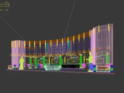 Exhibition - Area - 20X9-3DMAX2009-013 3D model