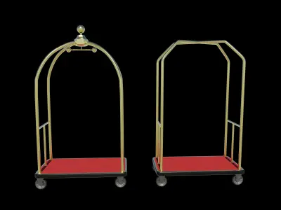 Luggage Cart 01 3D model