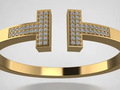 Bracelet 3D print model 3D print model