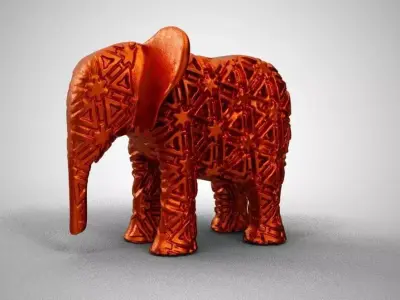 Elephant  Trinket 3D print model