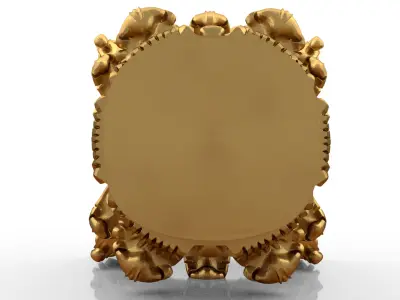 Column capital classic decorative ornament cnc 3d printing  01 3D model