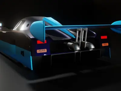 Jaguar XJR9 3D model