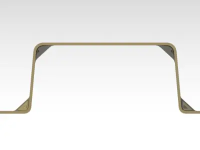 Z-Shaped Mounting Bracket  3D print model