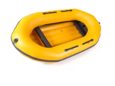 Vibrant Yellow Raft model pack Low-poly 3D model