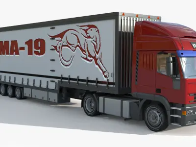  Iveco Eurotech Truck 3D model