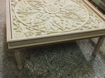 Table mandala carved 3D print model