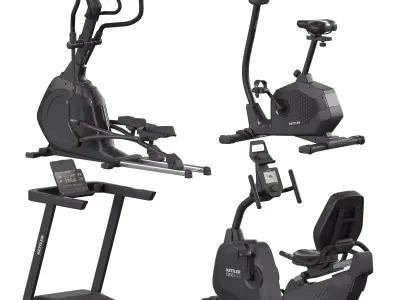 Kettler Equipment Gym Black Series 3D model