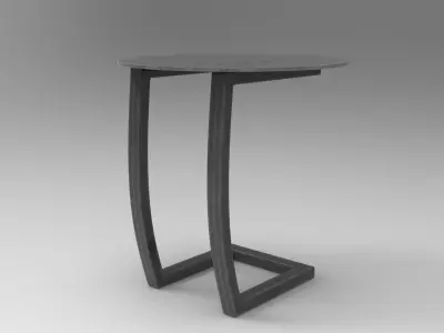 Keas Side Table Low-poly 3D model