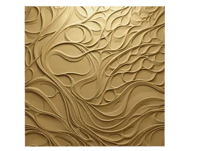 modern panel wall decor set wall relief mural CNC 138  3D model
