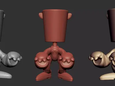 Pencil holder Vase holder objects holder Free 3D print model purchase