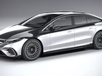 Mercedes EQS AMG 2021 3D model