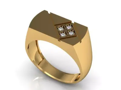 man ring 3D print model