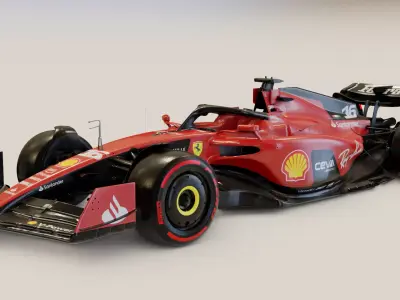 Ferrari SF-23 2023 Charles Leclerc Rigged 3D model 3D model