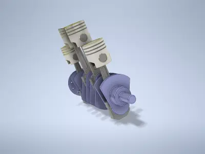 crankshaft 3D model