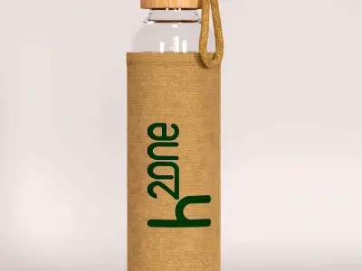 High-Quality Glass Bottle 3D Model 3D model